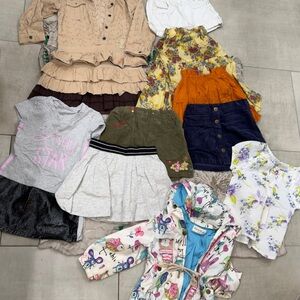 3-4 Old Years Girl Kids Multiple Clothes Dress Skirt Short Jacket